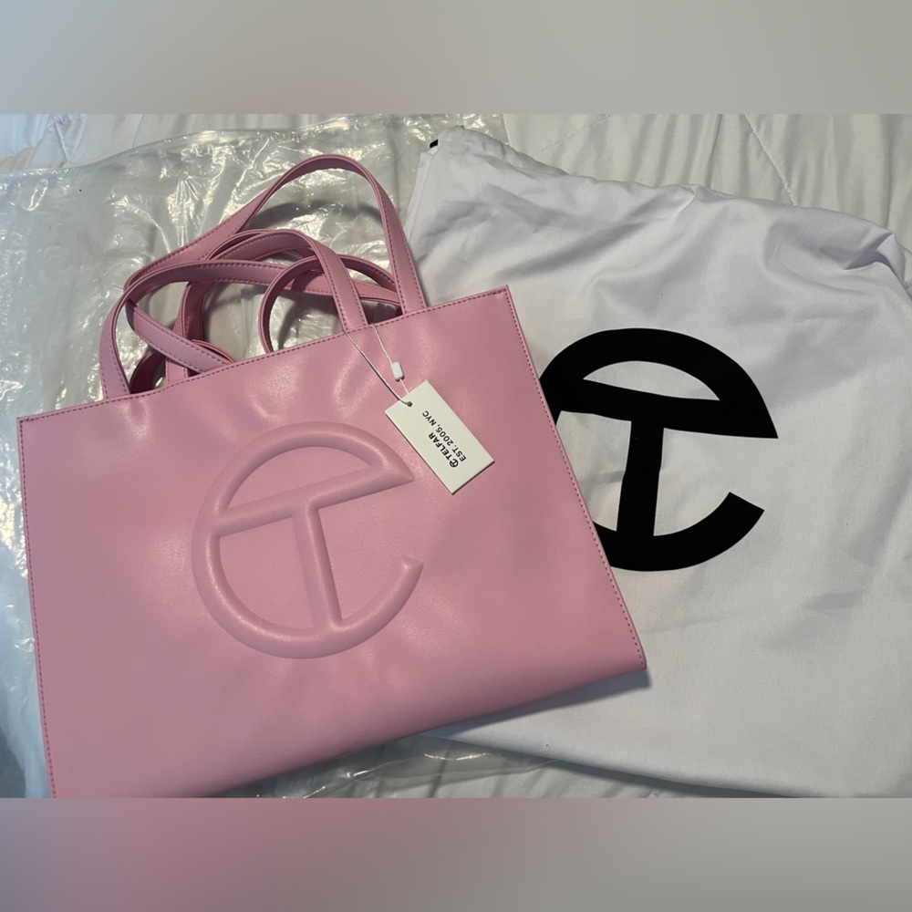 SOLD Telfar Bubblegum Shopping Bag